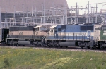 EMDX 9028 on coal train   